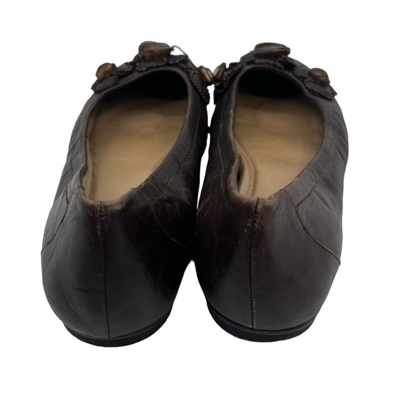 Alex Marie Brown Beaded Embellished Ballet Flats Size 9.5 Women's - Picture 7 of 9